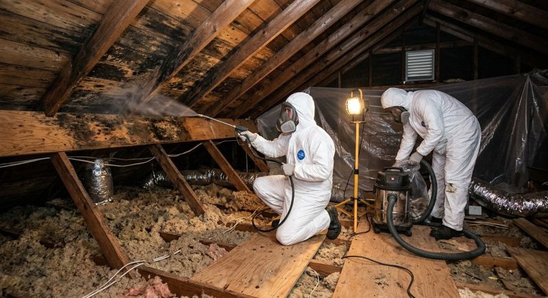 Attic Mold Remediation in Frisco, TX