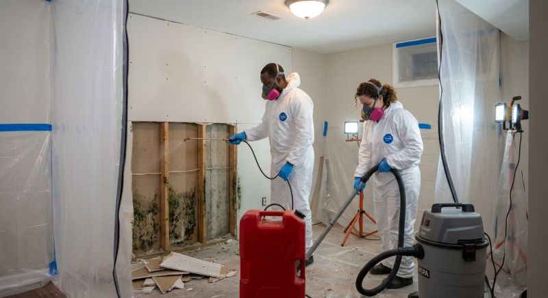 White Mold Mitigation in Frisco, TX