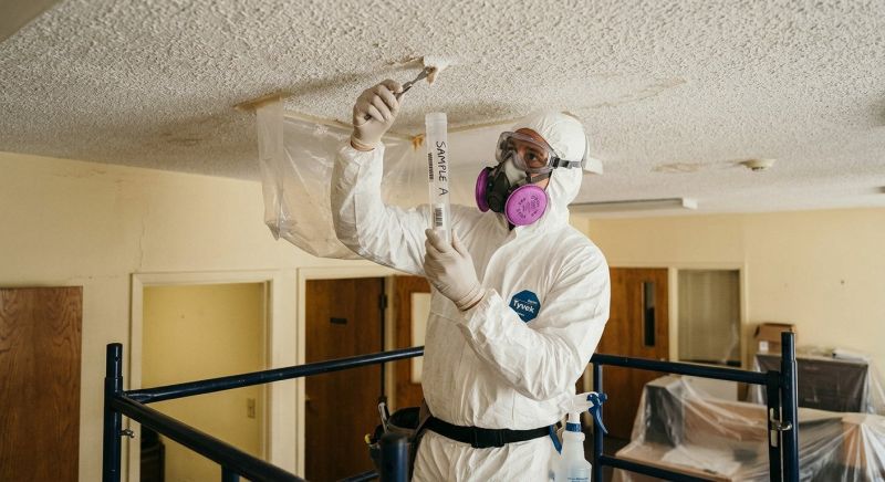 Ceiling Asbestos Testing in Morris County, NJ